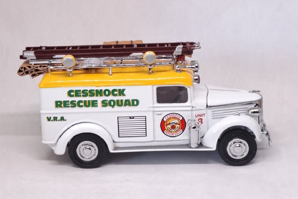 Matchbox Collectibles YFE10SA; 1937 GMC Van; Cessnock Rescue Squad